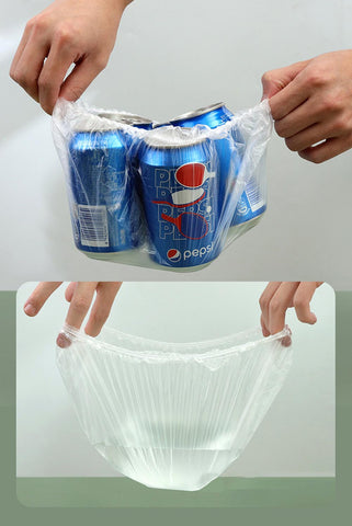 Disposable Plastic Wrap - 100 Pcs/Bag