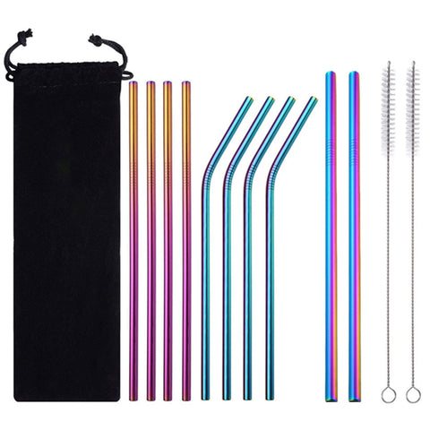 Metal Straws with Bag
